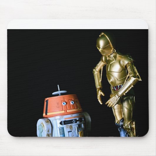 Fantastische Roboterfotografie Mousepad (Vorne)