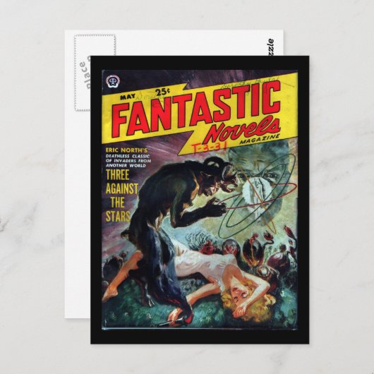 Fantastische Romane - 1950,53_Pulp Art Postkarte (Vorne/Hinten)