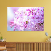 Fantastische rosa Lilac-Blume Leinwanddruck (Insitu (Wohnzimmer))