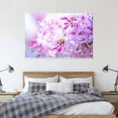 Fantastische rosa Lilac-Blume Leinwanddruck (Insitu (Schlafzimmer))