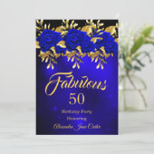 Fantastische Rose aller Altersklassen Einladung (Stehend Vorderseite)