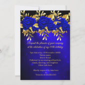 Fantastische Rose aller Altersklassen Einladung (Rückseite)