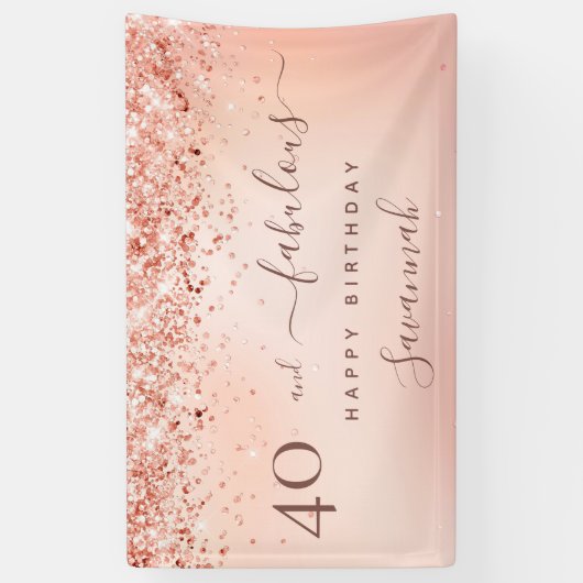 Fantastische Rose Banner (Vertikal)