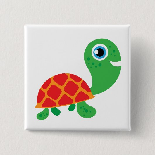 Fantastische Schildkröte Button (Vorderseite)