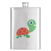 Fantastische Schildkröte Flachmann (Vorderseite)