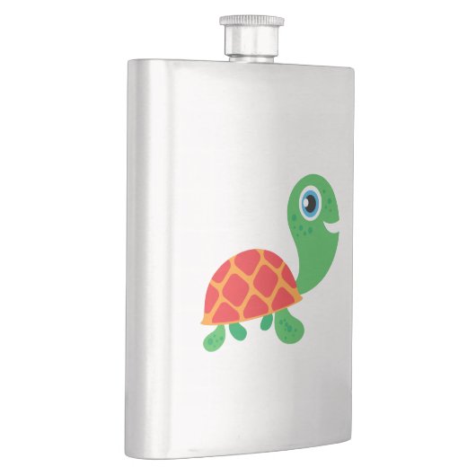 Fantastische Schildkröte Flachmann (Rechts)