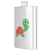 Fantastische Schildkröte Flachmann (Links)