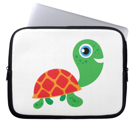 Fantastische Schildkröte Laptopschutzhülle (Vorderseite)
