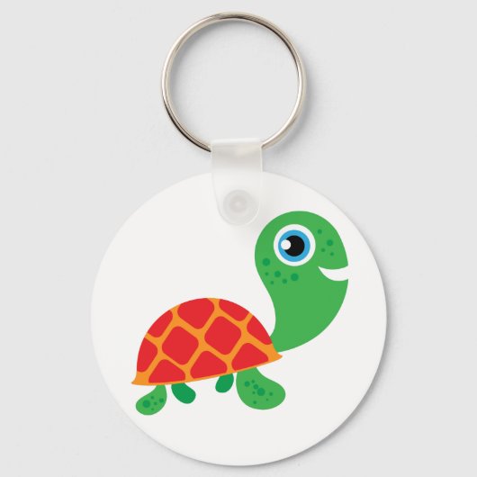 Fantastische Schildkröte Schlüsselanhänger (Vorderseite)