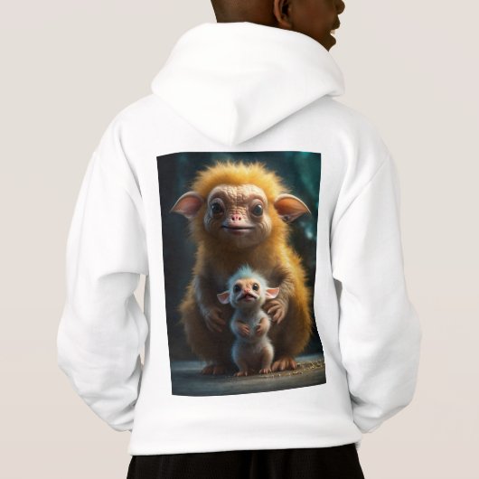 "Fantastische Schönheit: Das ultralistische Saga v Hoodie (Rückseite)