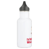 Fantastische Schweine Edelstahlflasche (Links)