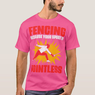 Fantastische Schwertkämpfe für einen Fencer T-Shirt