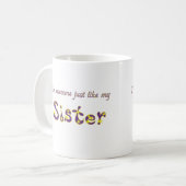 Fantastische Schwester Kaffeetasse (Vorderseite Links)