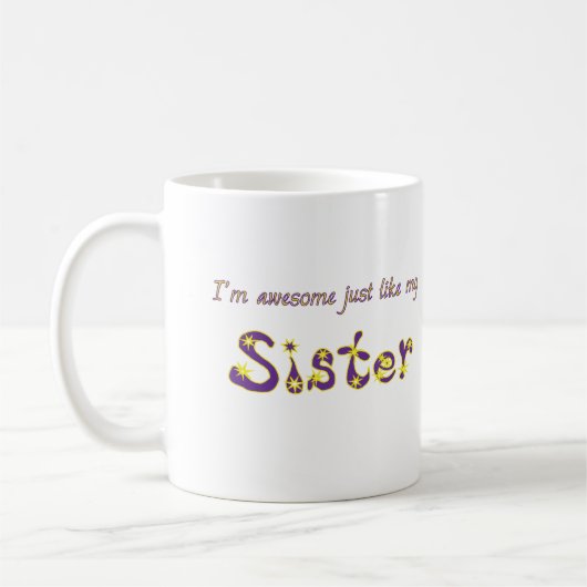 Fantastische Schwester Kaffeetasse (Links)