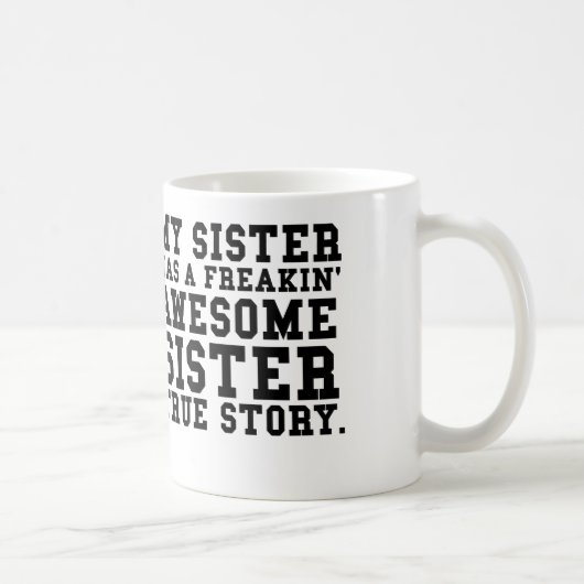 fantastische Schwester Kaffeetasse (Rechts)
