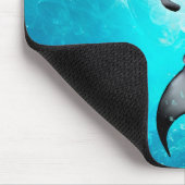 Fantastische Schwimmen Mantastrahlen Mousepad (Ecke)