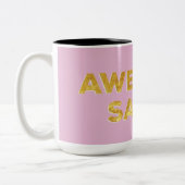 Fantastische Soße-Kaffee-Tasse Zweifarbige Tasse (Links)