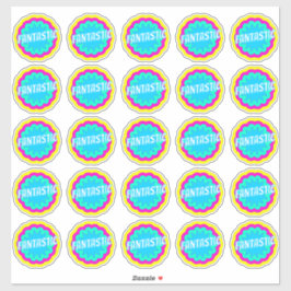 Fantastische Spaß Niedlich Teacher Belohnung Comme Aufkleber