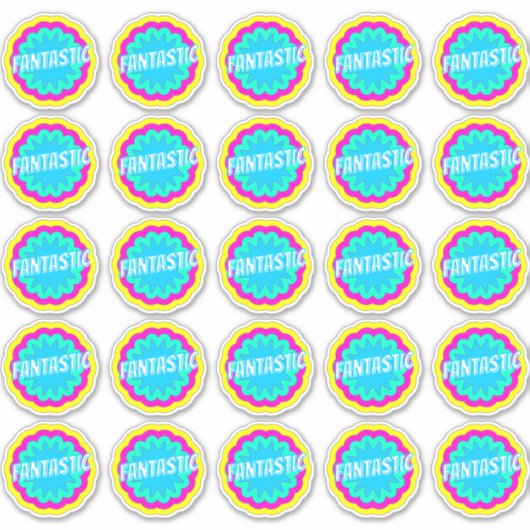 Fantastische Spaß Niedlich Teacher Belohnung Comme Aufkleber (Vorderseite)