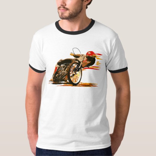 Fantastische Speedway-Motorrad-Kleidung T-Shirt (Vorderseite)