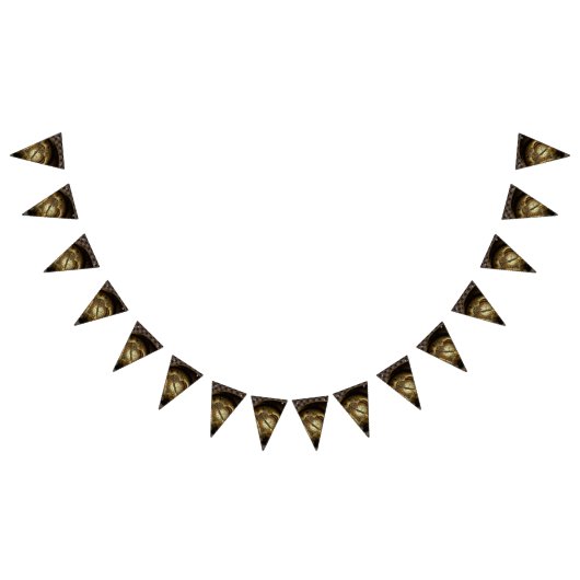 Fantastische steampunk Herzen Wimpelkette (Alle)