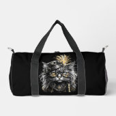 Fantastische Steampunk-Katze Duffle Bag (Vorderseite)