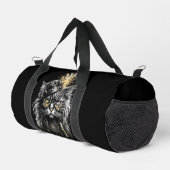 Fantastische Steampunk-Katze Duffle Bag (Rechte Ecke)