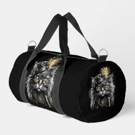 Fantastische Steampunk-Katze  Duffle Bag