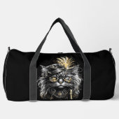 Fantastische Steampunk-Katze  Duffle Bag (Vorderseite)