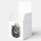 Fantastische Steampunk-Katze Geschenkschachtel (Geöffnet)
