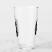 Fantastische Steampunk-Katze  Glas (Links)