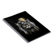 Fantastische Steampunk-Katze  Notizblock (Rechte Seite)