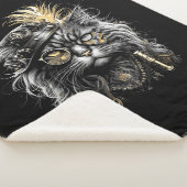 Fantastische Steampunk-Katze Sherpadecke (3/4)
