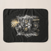 Fantastische Steampunk-Katze Sherpadecke (Vorderseite (Horizontal))