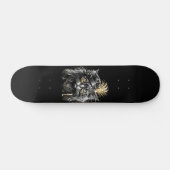 Fantastische Steampunk-Katze Skateboard (Horizontal)