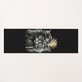 Fantastische Steampunk-Katze  Yogamatte (Vorderseite (Horizontal))
