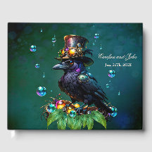 Fantastische Steampunkkrähe