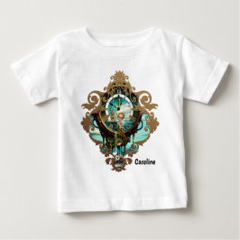 Fantastische Steampunkuhr Baby T-shirt