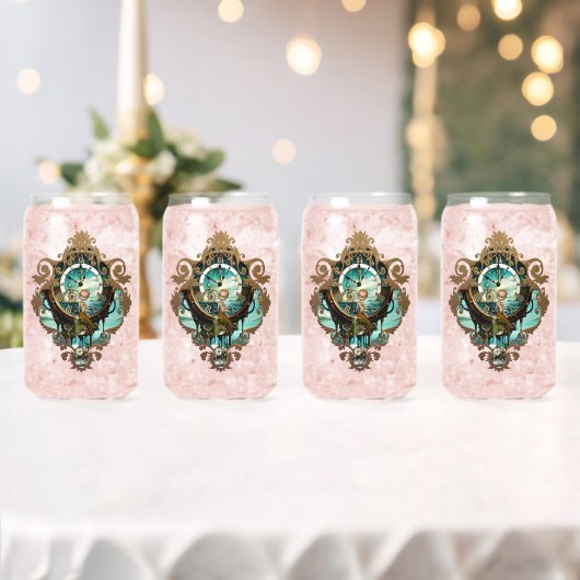 Fantastische Steampunkuhr Dosenglas (Insitu (Hochzeit))