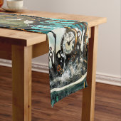 Fantastische Steampunkuhr Kurzer Tischläufer (Beispiel)