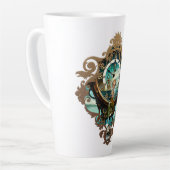 Fantastische Steampunkuhr Milchtasse (Linke Ecke)