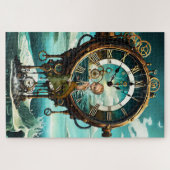 Fantastische Steampunkuhr Puzzle (Horizontal)