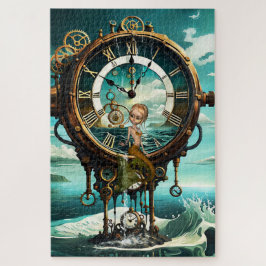 Fantastische Steampunkuhr Puzzle