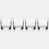 Fantastische Steampunkuhr Whiskyglas (Links)