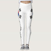 Fantastische Südkorea-Koreaner-Flagge Leggings (Vorderseite)