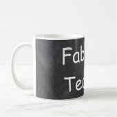 Fantastische Teacher Chalkboard Design Geschenk Id Kaffeetasse (Links)