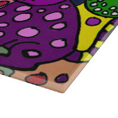 Fantastische Tier-abstrakte Kunst Schneidebrett (Ecke)