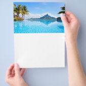 Fantastische tropische Jahreszeit Flyer (Hand)