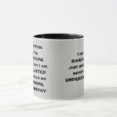 Fantastische und sarkastische Tasse (Zentrum)