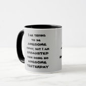 Fantastische und sarkastische Tasse (Vorderseite Links)